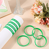 Word Star Student Silicone Cord Bracelet Wristband BJEW-WH0018-49D-4