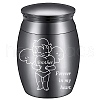 CREATCABIN Stainless Steel Cremation Urn AJEW-CN0001-91E-1