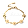 316 Surgical Stainless Steel Chain Bracelets BJEW-P349-02G-2