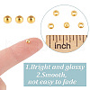 GOMAKERER 50Pcs Round 925 Sterling Silver Spacer Beads FIND-GO0002-64B-3