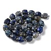 Natural Lapis Lazuli Beads Strands G-B065-A03-3