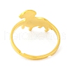 201 Stainless Steel Adjustable Ring for Women RJEW-D082-04H-3