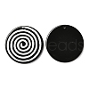 Opaque Acrylic Pendants SACR-L003-12-2