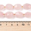 Natural Rose Quartz Beads Strands G-P541-A01-02-4