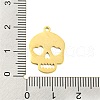 304 Stainless Steel Pendants STAS-Q255-04G-3