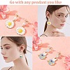 CREATCABIN 12Pcs Brass Stud Earring Findings DIY-CN0002-48-5
