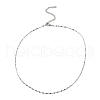 Non-Tarnish 10Pcs 304 Stainless Steel Dapped Chain Necklaces Set NJEW-K254-02P-1