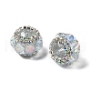Resin Rhinestone Rondelle Beads OACR-S048-02E-1
