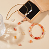 SUPERFINDINGS 2 Strands Natural Orange Botswana Agate Beads Strands G-FH0002-39-4