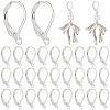 CREATCABIN Brass Leverback Earring Findings KK-CN0003-07A-S-1