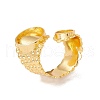 Brass Cuff Finger Rings Components KK-G428-02G-3