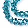 Electroplate Glass Beads Strands EGLA-A034-T6mm-A33-2