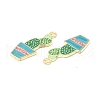 Alloy Enamel Pendants ENAM-G212-14G-4