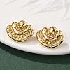 304 Stainless Steel Stud Earrings for Women EJEW-U052-04G-1