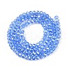 Electroplate Glass Beads Strands EGLA-A044-T3mm-A14-3
