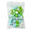 35Pcs Food Grade Eco-Friendly Silicone Focal Beads SIL-FS0001-22F-6