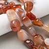 Natural Agate Beads Strands G-H295-D01-17-1
