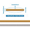 2 Strands 2 Colors Electroplate Non-magnetic Synthetic Hematite Beads Spacers Strands G-TA0001-28-8