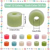 SUNNYCLUE 600Pcs 12 Colors Opaque Acrylic Beads OACR-SC0001-50-2