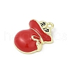 Alloy Enamel Pendants PALLOY-R151-24G-3