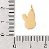 Christmas Theme 304 Stainless Steel Pendants STAS-F305-01-3