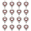 SUNNYCLUE 24Pcs Alloy Enamel Pendants ENAM-SC0007-74-1