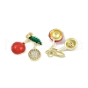 Brass Micro Pave Cubic Zirconia Pendants KK-H072-11A-G02-2