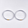 PVC Plastic Buddhist Bangle Sets BJEW-T008-09I-3