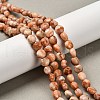Natural Red Netstone Beads Strands G-C179-A6mm-25-1