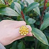 Ethnic Retro Style Flower Alloy Cuff Rings FS-WG9B7B1-01-1