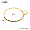 Simple and Stylish S925 Silver Cubic Zirconia Link Bracelets TO2036-2-1