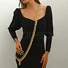 Bohemian Style Vintage Middle Eastern Iron Fringed Waist Shoulder Body Chains HK1465-1