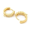 Rack Plating Brass Micro Pave Cubic Zirconia Hoop Earring Findings EJEW-C102-21B-G-2