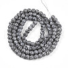 Transparent Baking Painted Glass Beads Strands DGLA-N009-8mm-10-3
