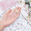  180Pcs Dyed Natural White Jade Round Beads Strands G-NB0002-87-3