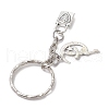 Valentine's Day Theme Alloy Keychains KEYC-JKC01052-03-4