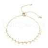 Handmade Brass Curb Chains & Cable Chains Slider Bracelets BJEW-JB11812-02-2
