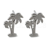 Tarnish Resistant Unisex 304 Stainless Steel Stud Earrings EJEW-E254-02P-1