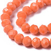 Opaque Solid Color Glass Beads Strands EGLA-A034-P6mm-D20-3