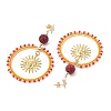 201 Stainless Steel Studs Earrings EJEW-MZ00211-4