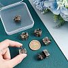 HOBBIESAY Brass Prayer Box Pendants KK-HY0001-24-3