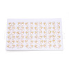 Mother's Day Jewellery Brass Natural Pearl Stud Earrings PEAR-N020-06T-5
