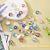 48Pcs 12 Styles Translucent Resin Cabochons RESI-TA0001-44-5