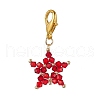 Handmade Glass Seed Beaded Pendant Decorations HJEW-MZ00204-4
