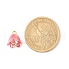 Spray Paint ABS Plastic Imitation Pearl Charms PALLOY-JF01603-03-2