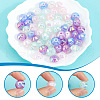 SUNNYCLUE 80Pcs Pinted Acrylic Bead OACR-SC0001-77-3