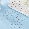 HOBBIESAY 304 Stainless Steel Spacer Beads STAS-HY0001-48P-4