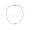 925 Sterling Silver Cubic Zirconia Link Bracelets KV7455-2-1