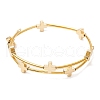 2Pcs Brass Tube Bangles for Women BJEW-JB11902-3