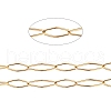304 Stainless Steel Horse Eye Link Chains CHS-C006-13G-2